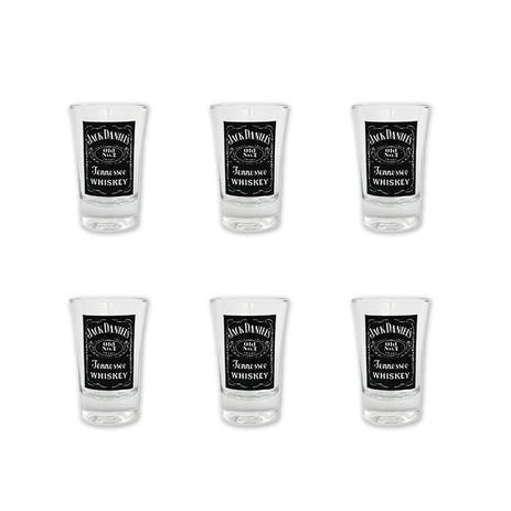 Jogo 6 copos de Tequila Jack Daniels 50ml de Vidro - Decore fácil shop Menor preço em Jogo 6 copos de Tequila Jack Daniels 50ml de Vidro - Decore fácil shop