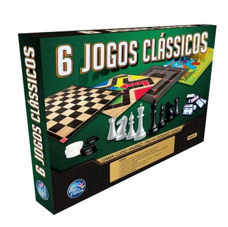 Jogo 6 Jogos Clássicos - Pais e Filhos Menor preço em Jogo 6 Jogos Clássicos - Pais e Filhos