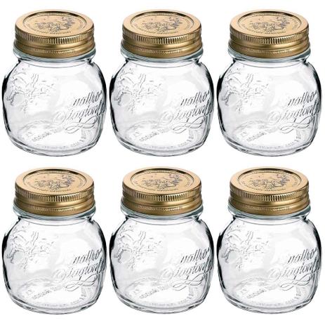 Jogo 6 Pote Vidro Bormioli Quattro Stagioni Hermético 150ml - Bormioli rocco Menor preço em Jogo 6 Pote Vidro Bormioli Quattro Stagioni Hermético 150ml - Bormioli rocco