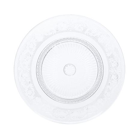 Jogo 6 pratos para sobremesa de vidro transparente angel 20cm - lyor é boa?