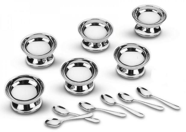Jogo.aco inox p/sorvete 12pcs service tramontina (64400710) Menor preço em Jogo.aco inox p/sorvete 12pcs service tramontina (64400710)