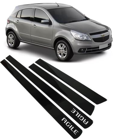 Jogo Adesivo Friso Lateral Chevrolet Agile 2009 2010 2011 2012 2013 2014 2015 - Preto - Np adesivos Menor preço em Jogo Adesivo Friso Lateral Chevrolet Agile 2009 2010 2011 2012 2013 2014 2015 - Preto - Np adesivos