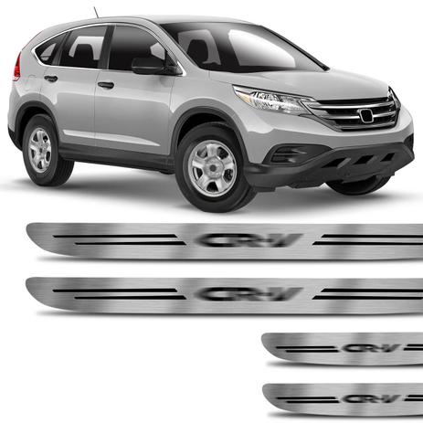 Jogo Adesivos Soleiras Resinados Honda CR-V 2010 a 2018 com Grafia Modelo Escovado Excelente Fixacao - Prime Menor preço em Jogo Adesivos Soleiras Resinados Honda CR-V 2010 a 2018 com Grafia Modelo Escovado Excelente Fixacao - Prime