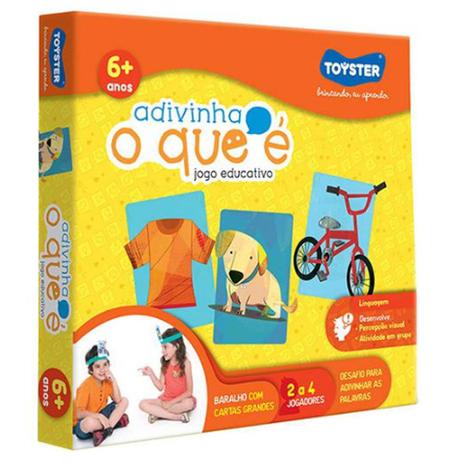 Jogo Adivinha O Que É Toyster Menor preço em Jogo Adivinha O Que É Toyster