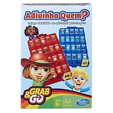 Jogo Adivinha Quem Grab Go - B1204 - Hasbro Menor preço em Jogo Adivinha Quem Grab Go - B1204 - Hasbro