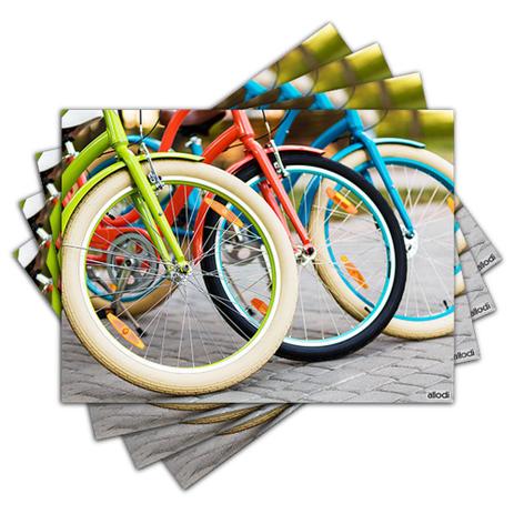 Menor preço em Jogo Americano - Bicicleta com 4 peças - 852Jo - Allodi