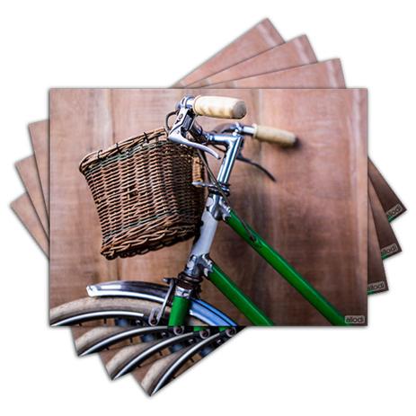 Jogo Americano - Bicicleta com 4 peças - 891Jo - Allodi Menor preço em Jogo Americano - Bicicleta com 4 peças - 891Jo - Allodi