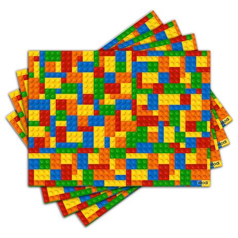 Jogo Americano - Blocos de Montar com 4 peças - 268Jo - Allodi Menor preço em Jogo Americano - Blocos de Montar com 4 peças - 268Jo - Allodi