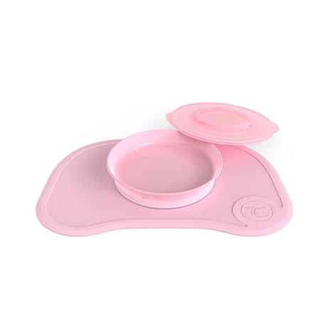 Jogo americano com prato Rosa pastel - Twistshake Menor preço em Jogo americano com prato Rosa pastel - Twistshake