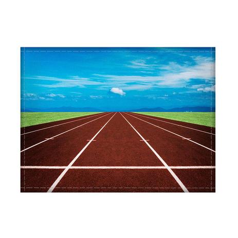 Jogo americano decorativo, criativo e descolado Pista de atletismo - tamanho 30 x 40 cm - Colours creative photo decor Menor preço em Jogo americano decorativo, criativo e descolado Pista de atletismo - tamanho 30 x 40 cm - Colours creative photo decor