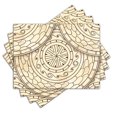 Jogo Americano - Desenho com 4 peças - 1069Jo - Allodi Menor preço em Jogo Americano - Desenho com 4 peças - 1069Jo - Allodi