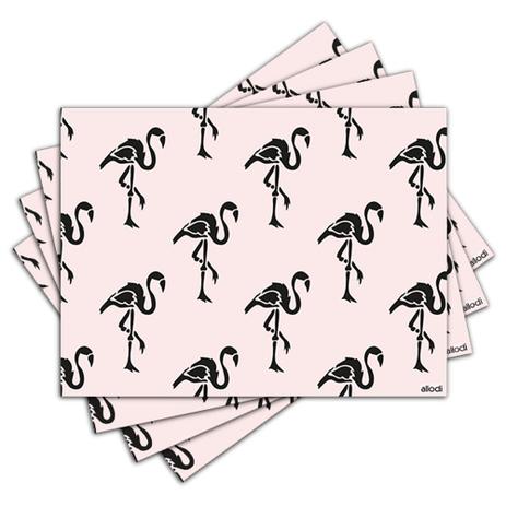 Jogo Americano - Flamingos com 4 peças - 1029Jo - Allodi Menor preço em Jogo Americano - Flamingos com 4 peças - 1029Jo - Allodi