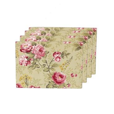 JOGO AMERICANO FLORAL ANA ROSA - 4 peças - Roupa de mesa é ruim? JOGO AMERICANO FLORAL ANA ROSA - 4 peças - Roupa de mesa é boa?