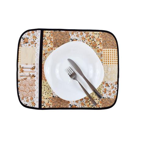 Jogo americano matelado 4 peças patchwork - Recanto da costura Menor preço em Jogo americano matelado 4 peças patchwork - Recanto da costura