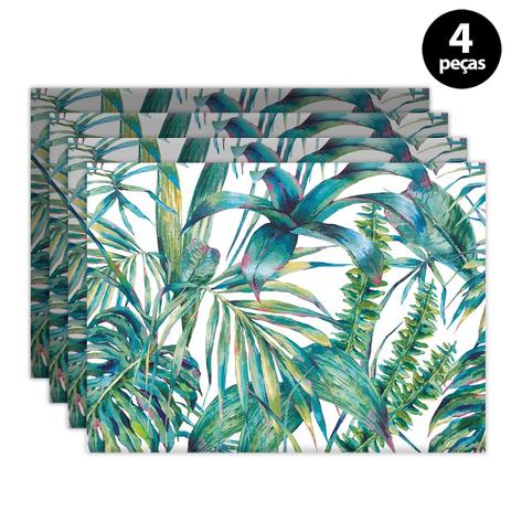 Jogo Americano Mdecore Folhas 40x28cm Colorido Menor preço em Jogo Americano Mdecore Folhas 40x28cm Colorido