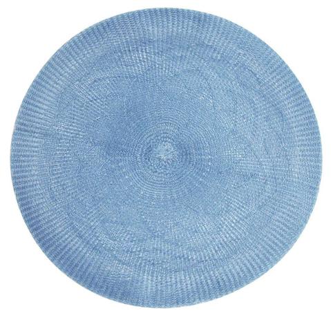 Jogo Americano Redondo Crochet Azul Tyft Yoi Menor preço em Jogo Americano Redondo Crochet Azul Tyft Yoi