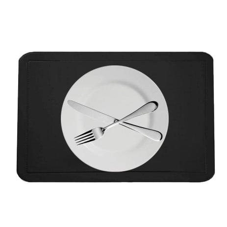 Jogo Americano Retangular Preto PVC Fácil de Limpar 1 peça - Copacia Menor preço em Jogo Americano Retangular Preto PVC Fácil de Limpar 1 peça - Copacia