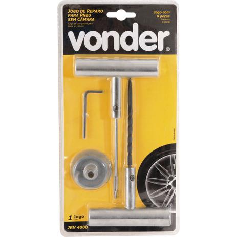 Jogo aplicador reparador de pneus sem câmara jrv4000 - Vonder Menor preço em Jogo aplicador reparador de pneus sem câmara jrv4000 - Vonder