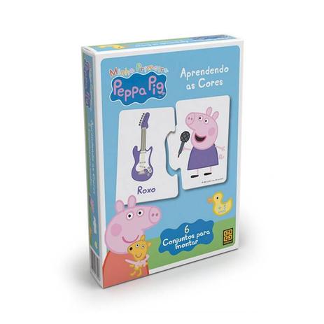 Jogo Aprendendo as Cores Peppa Pig - Grow 03629 Menor preço em Jogo Aprendendo as Cores Peppa Pig - Grow 03629