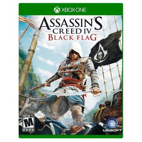 Jogo Assassins Creed IV: Black Flag - Xbox One - Ubisoft Menor preço em Jogo Assassins Creed IV: Black Flag - Xbox One - Ubisoft