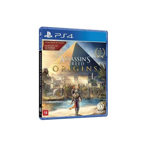 Jogo Assassins Creed Origins Brazil - PS4 - Ubisoft Menor preço em Jogo Assassins Creed Origins Brazil - PS4 - Ubisoft