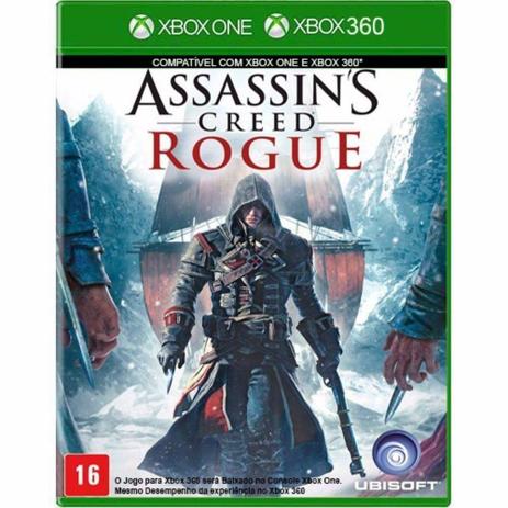 Jogo Assassins Creed Rogue - Xbox 360 / Xbox One - Ubisoft Menor preço em Jogo Assassins Creed Rogue - Xbox 360 / Xbox One - Ubisoft