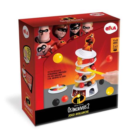 Jogo Avalanche Os Incríveis 2 Disney Pixar Elka Menor preço em Jogo Avalanche Os Incríveis 2 Disney Pixar Elka