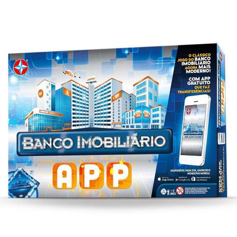 Jogo banco imobiliário app clássico - estrela Menor preço em Jogo banco imobiliário app clássico - estrela