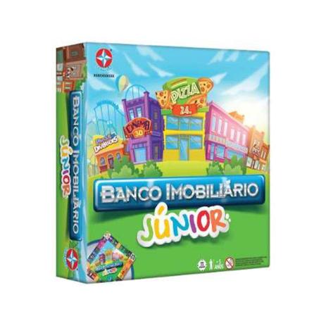 Jogo Banco Imobiliário Júnior - Estrela Menor preço em Jogo Banco Imobiliário Júnior - Estrela