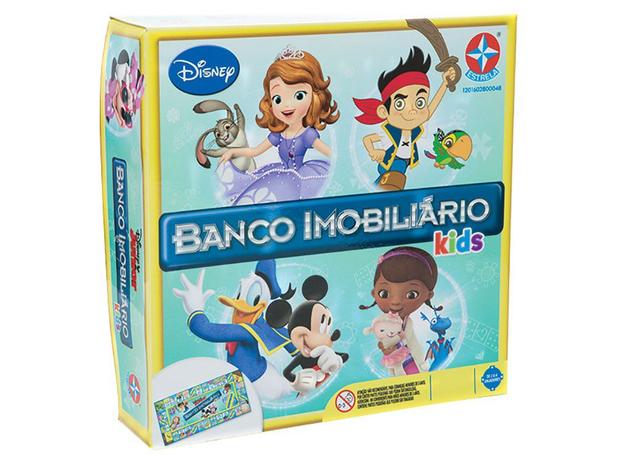 Jogo Banco Imobiliário Tabuleiro Disney Junior - Kids Estrela