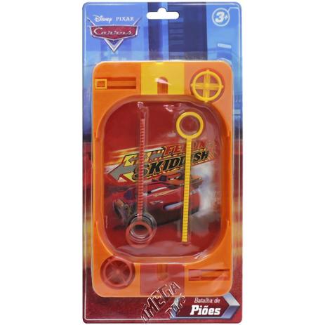 Jogo Batalha de Pião Carros Disney - Toyng Menor preço em Jogo Batalha de Pião Carros Disney - Toyng