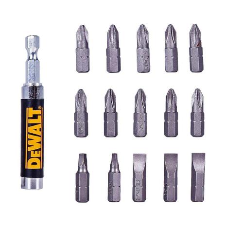 Jogo bits 16 pcs para parafusadeira dw2053 dewalt é boa?