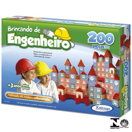 Jogo Brincando De Engenheiro 200 Peças 5306.5 Xalingo Menor preço em Jogo Brincando De Engenheiro 200 Peças 5306.5 Xalingo