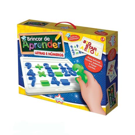 Jogo Brincar de Aprender Letras e Números - Big Star Menor preço em Jogo Brincar de Aprender Letras e Números - Big Star