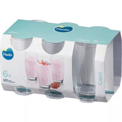 Jogo C/6 Copos Capri Nadir Figueiredo 410 Ml Menor preço em Jogo C/6 Copos Capri Nadir Figueiredo 410 Ml