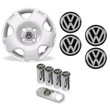 Jogo Calota Aro 13 Gol G4 Parati Saveiro Voyage Volkswagen Grid Prata + Emblema Resinado + Tampa Ventil - Grid Calotas Menor preço em Jogo Calota Aro 13 Gol G4 Parati Saveiro Voyage Volkswagen Grid Prata + Emblema Resinado + Tampa Ventil - Grid Calotas