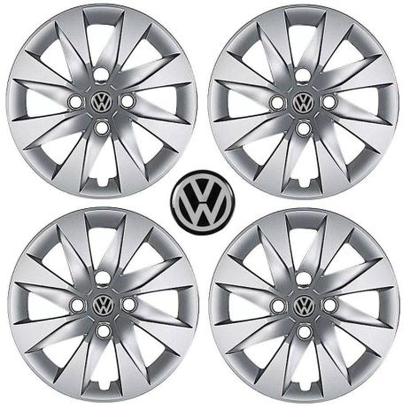 Jogo Calota Aro 13 Up 2015 Volkswagen Grid Prata 4 Peças + Emblema Resinado - Grid Calotas Menor preço em Jogo Calota Aro 13 Up 2015 Volkswagen Grid Prata 4 Peças + Emblema Resinado - Grid Calotas