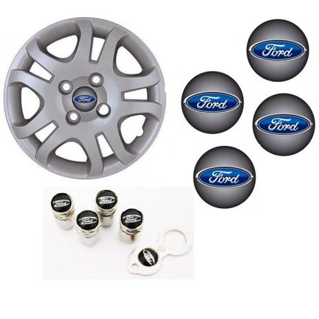 Jogo Calota Aro 14 Ford Fiesta Sedan Hatch 2011 2013 Grid Prata + Emblema + Tampa Ventil - Grid calotas Menor preço em Jogo Calota Aro 14 Ford Fiesta Sedan Hatch 2011 2013 Grid Prata + Emblema + Tampa Ventil - Grid calotas
