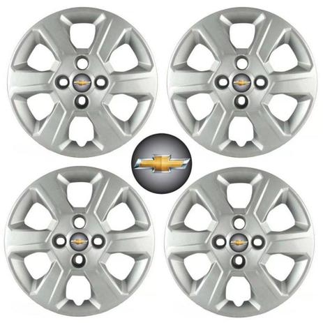 Jogo Calota Aro 14 Montana 2013 2015 Chevrolet GM Grid Prata 4 Peças + Emblema Resinado - Grid calotas é ruim? Jogo Calota Aro 14 Montana 2013 2015 Chevrolet GM Grid Prata 4 Peças + Emblema Resinado - Grid calotas é boa?