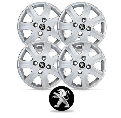 Jogo Calota Aro 14 Peugeot 307 / 207 / 206 10 11 12 13 14 15 16 Com Emblema - Grid calotas Menor preço em Jogo Calota Aro 14 Peugeot 307 / 207 / 206 10 11 12 13 14 15 16 Com Emblema - Grid calotas
