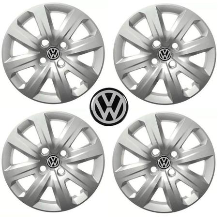 Jogo Calota Aro 14 Saveiro 2014 2016 Gol Voyage Parati Volkswagen Grid Prata 4 Peças + Emblema Resinado - Grid calotas é boa?
