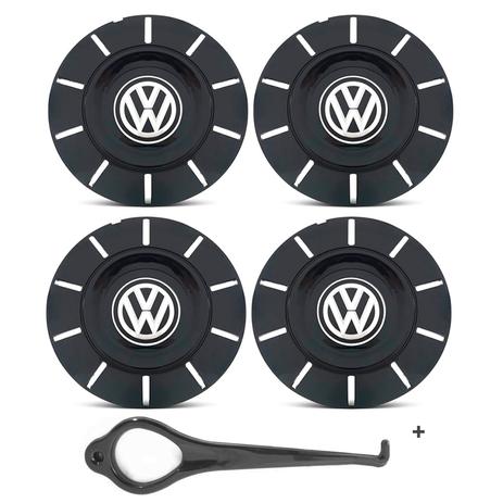 Jogo Calota Centro Roda Ferro VW Amarok New Aro 13 14 15 4 Furos Preta Brilhante + Chave é boa?