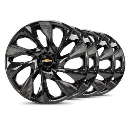 Jogo Calota DS4 Unicolor Preta Aro 14  GM Preta - Elitte é boa?