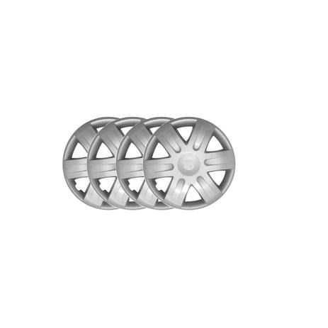 Menor preço em Jogo Calota Grid Sandero Logan 09/13 Aro 14” 4 Pçs