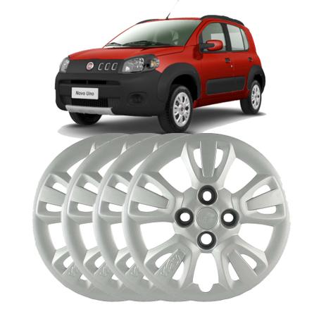 Jogo Calota Grid Uno Way 11/12 Aro 14” 4 Pçs Menor preço em Jogo Calota Grid Uno Way 11/12 Aro 14” 4 Pçs