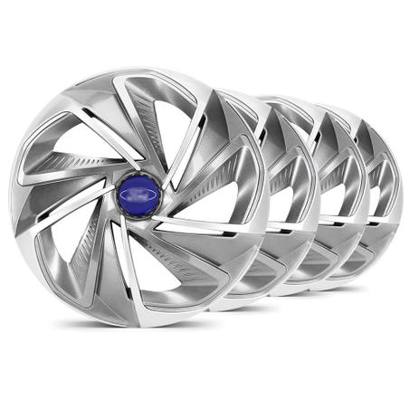 Jogo Calota Nitro Aro 13 Grafite / Prata Ford Azul Marinho - Elitte é ruim? Jogo Calota Nitro Aro 13 Grafite / Prata Ford Azul Marinho - Elitte é boa?