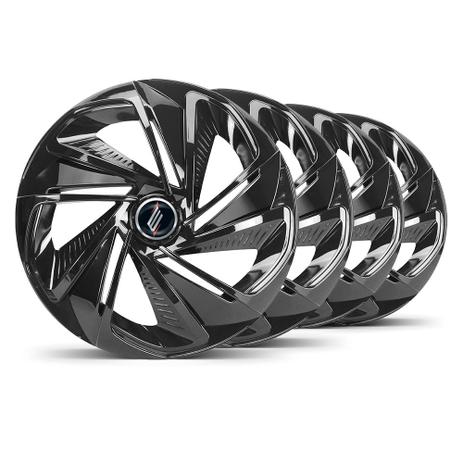 Jogo Calota Nitro Aro 14 Preta Emblema Prata New Fit - Elitte é boa?