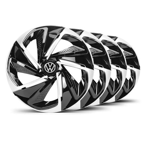 Jogo Calota Nitro Aro 14 Preta / Prata VW UP - Elitte é boa?