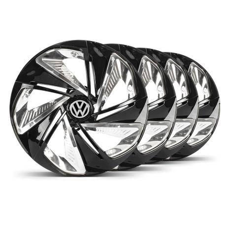 Jogo Calota Nitro X Aro 14 Preta / Cromada VW Gol G5 - Elitte é boa?