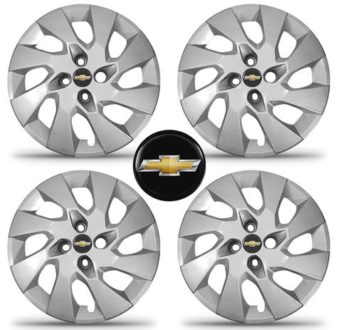 Jogo Calota Onix 14 15 16 Aro 15 Cubo Padrao Com Emblema Chevrolet - Grid Menor preço em Jogo Calota Onix 14 15 16 Aro 15 Cubo Padrao Com Emblema Chevrolet - Grid